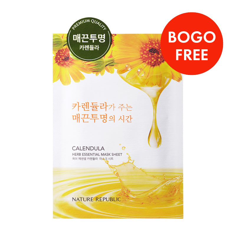 [BUY 20 + FREE 20] Herb Essential Calendula Mask Sheet