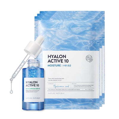 Hyalon Active 10 Blue Capsule Serum Special Set w/ Mask Sheet