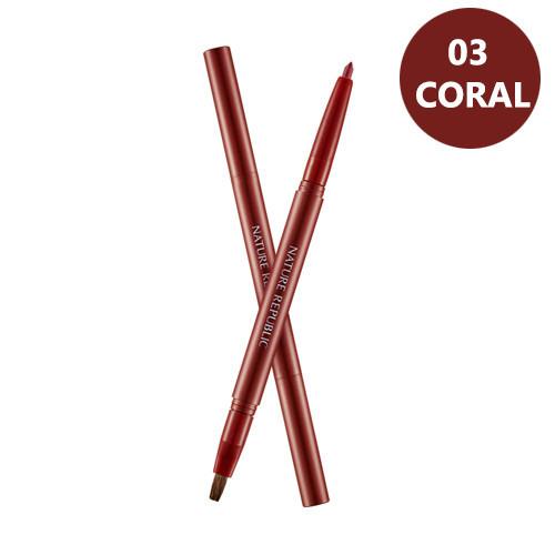 By Flower Auto Lipliner 03 Coral